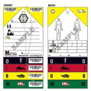 METTAG Emergency Triage Tag