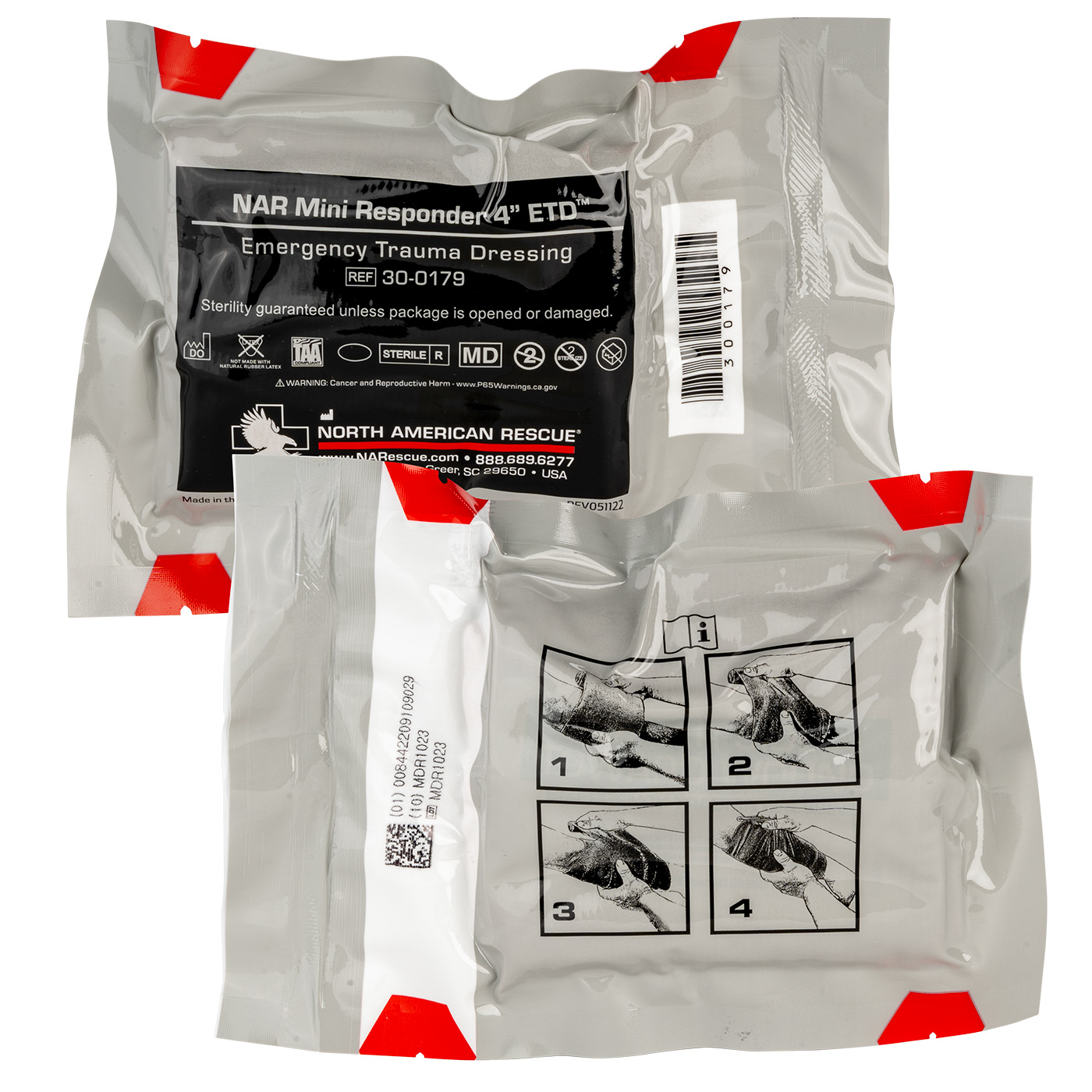 Emergency Trauma Dressing (ETD) - NAR Mini Responder 4 in - Image 4