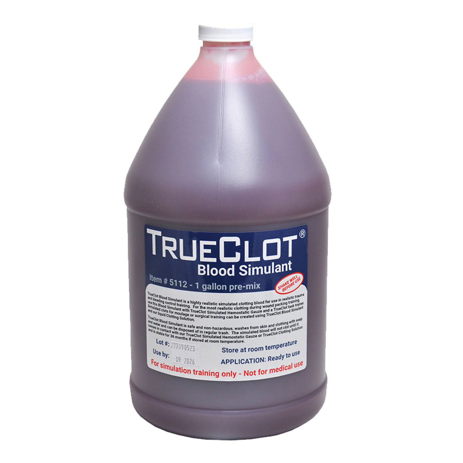 TrueClot Blood Simulant Pre-Mix