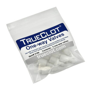 One-way Valves for TrueClot Task Trainers