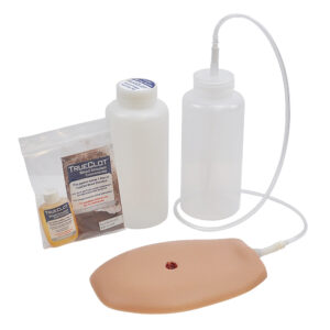 TrueClot Tabletop Chest Seal Application Trainer (T-CSAT)
