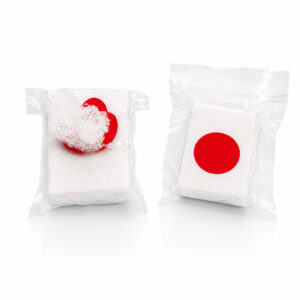 Compressed Gauze with Red Dot Dispenser